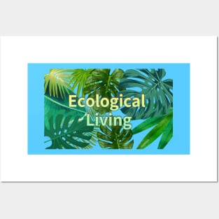 Eco-local living,palm treesummer, summertime, summer season Posters and Art